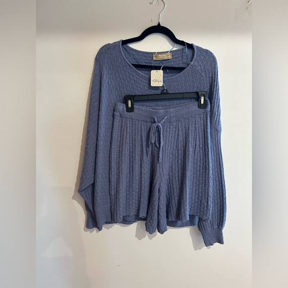 NWT Free People Rowan Sweater Short Set - Picture 4 of 7